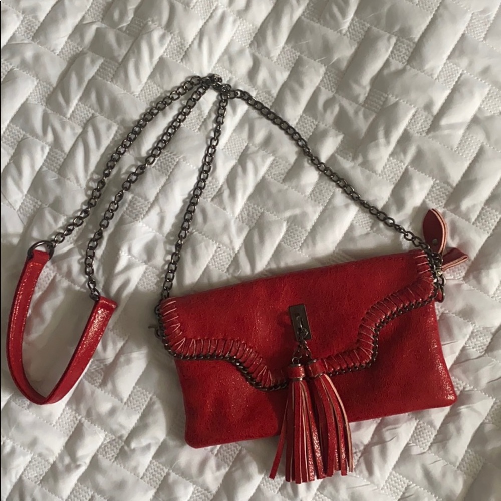 Sondra Roberts Metallic Crossbody Purse